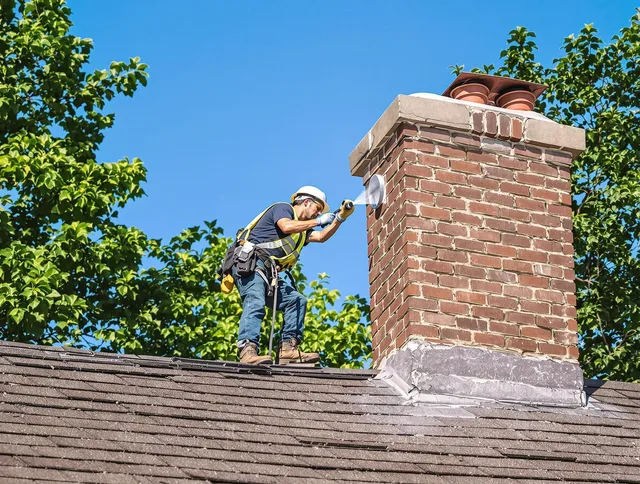 North Ridgeville Chimney Sweep performing an inspection with advanced tools in North Ridgeville, OH