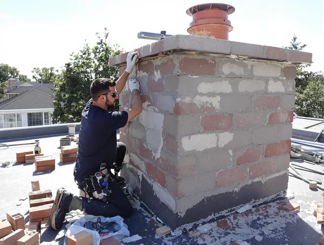 Advanced chimney repair process by North Ridgeville Chimney Sweep in North Ridgeville, OH